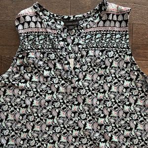 J. Jill floral paisley sleeveless dress - medium petite